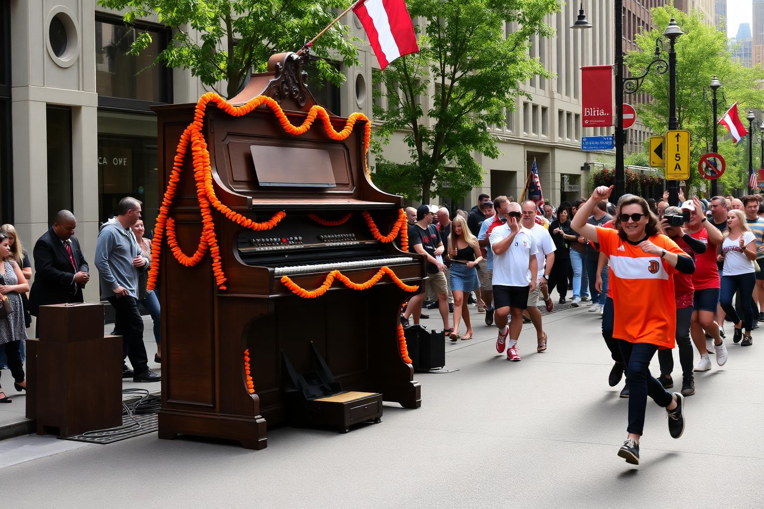 Orgel Joke op WK: Amerika swingt mee met Oranje!